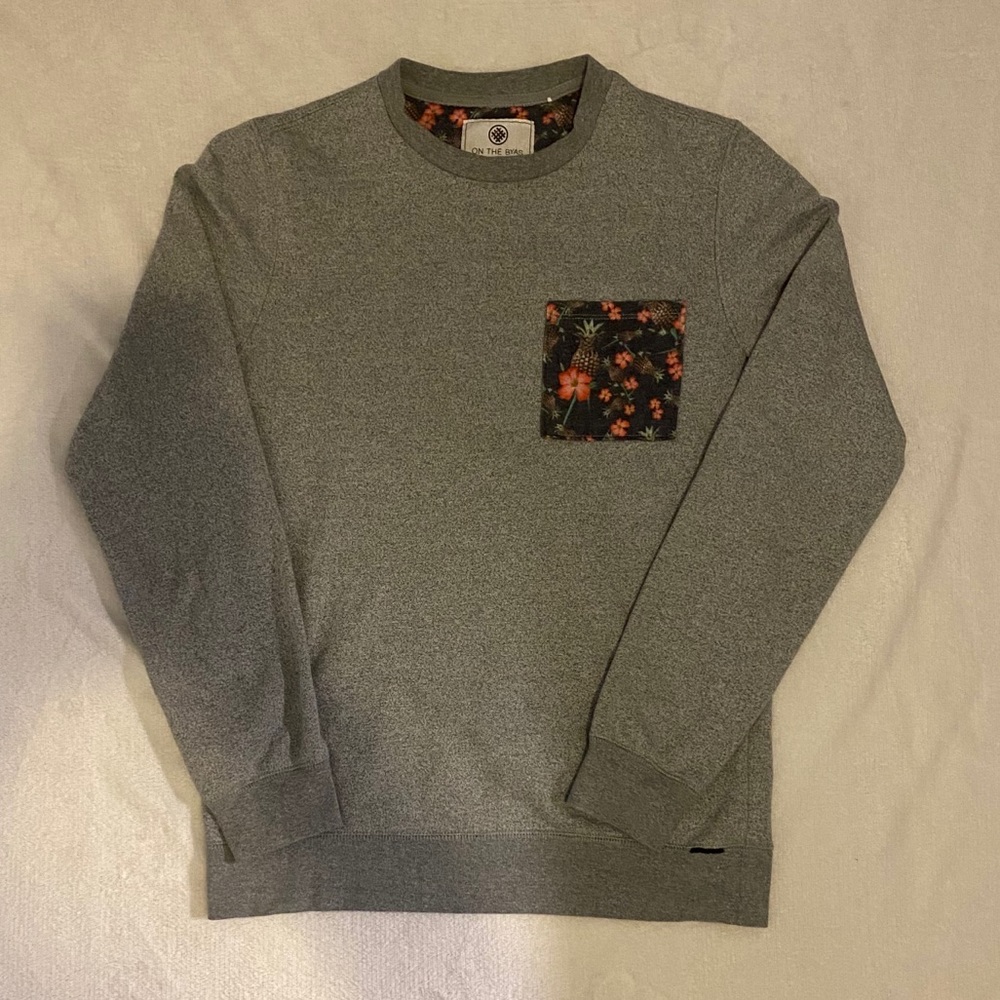 pineapple pocket crewneck